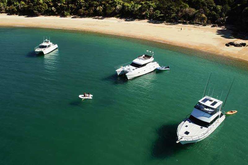 Abel Tasman Charters launches all together